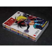 RIOT OF THE WORLD 1/4 Serie completa – di S.  Shiki – Planet Manga 2001 I Ed.
