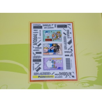 FUMETTI Foglietto - 3 francobolli - cartolina – Poste Italiane 2018 N. 1135/7000