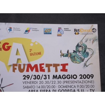 GODEGA FUMETTI 2° EDIZIONE – Locandina cm 34 x 48 – 2009