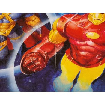 CAPTAIN AMERICA / AVENGERS – Poster cm 47 x 62 – Marvel Universe 1995