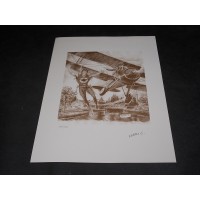 ZAGOR di Gallieno Ferri – Litografia firmata 100/200 - cm 29,7 x 42 
