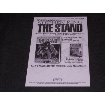 THE STAND di Stephen King – Volantino pubblicitario in Inglese – Marvel 2009