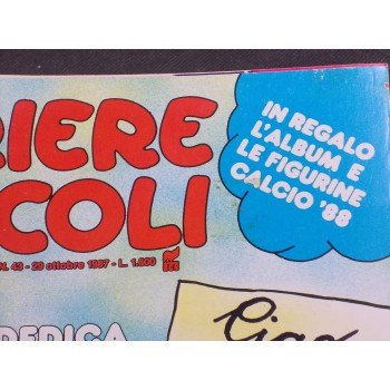 CORRIERE DEI PICCOLI Anno LXXIX N. 43 con poster e inserto  – Rizzoli 1987