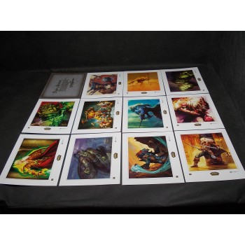 WORLD OF WARCRAFT TRADING CARD GAME ART CARD SET THE HORDE LIMITED EDITION