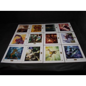 WORLD OF WARCRAFT TRADING CARD GAME ART CARD SET THE HORDE LIMITED EDITION