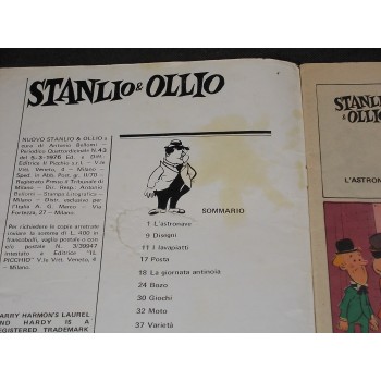 NUOVO STANLIO & OLLIO 43 - Editrice Il Picchio 1976