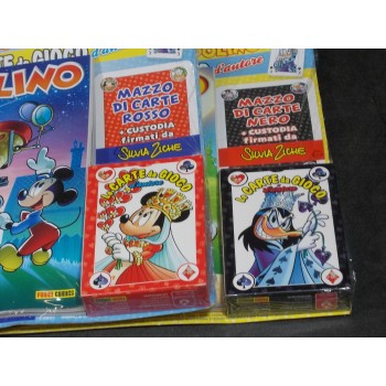 TOPOLINO 3480 e 3481 con carte gioco di S. Ziche – Disney Panini 2022 Sigillati