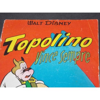 ALBO D'ORO 44 – TOPOLINO VINCE SEMPRE – Mondadori 1953 Prima Ristampa