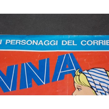I grandi personaggi del Corriere dei Piccoli - ANNA - Poster cm 39 x 57 1968