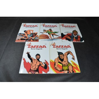 TARZAN di Burne Hogarth 10 12 13 14 15 – 5 Albi – Planeta DeAgostini 2007 NUOVI
