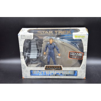 STAR TREK ENTERPRISE BROKEN BOW DELUXE – CAPTAIN JONATHAN ARCHER + BRIDGE BASE 