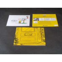 NOTHING ECHOES LIKE AN EMPTY MAILBOX + cartolina e Francobollo del Primo Giorno