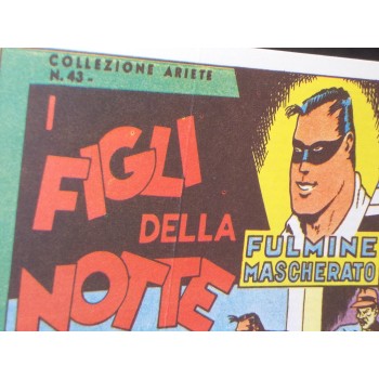 FULMINE MASCHERATO – Collezione Ariete 1/58 Serie completa - Ristampa anastatica