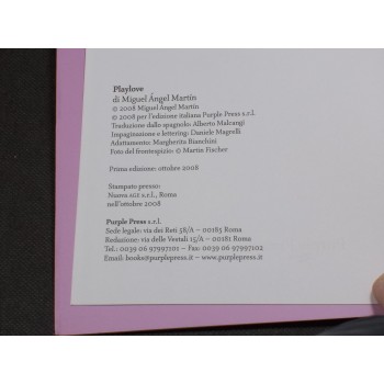 PLAYLOVE di Miguel Angel Martin – Purple Press 2008 I edizione