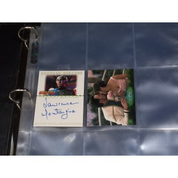 STAR TRECK NEMESIS Raccoglitore card + 2 card (1 firmata) - Rittenhouse Archives