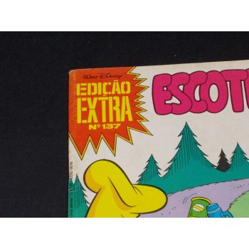 EDICAO EXTRA 137 - ESCOTEIROS MIRINS – in Portoghese – Editora Abril 1982