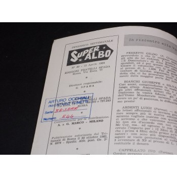 SUPER ALBO 80 - MANDRAKE : SCIARADA GIALLO – ROSA di L. Falk e P. Davis (Fratelli Spada 1964)
