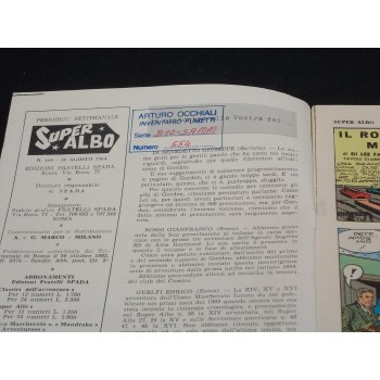 SUPER ALBO 100 - MANDRAKE : IL ROVESCIO DELLA MEDAGLIA di Falk e Davis (Fratelli Spada 1964)