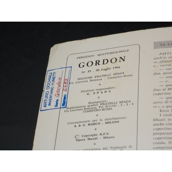 GORDON SPADA 53 : LA PRIGIONE NELLO SPAZIO di Dan Barry (Fratelli Spada 1966)