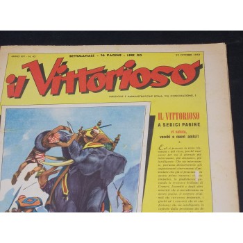 IL VITTORIOSO 1950 (Anno XIV) 1/53 Annata completa