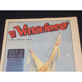 IL VITTORIOSO 1951 (Anno XV) 1/52 Annata (quasi) completa