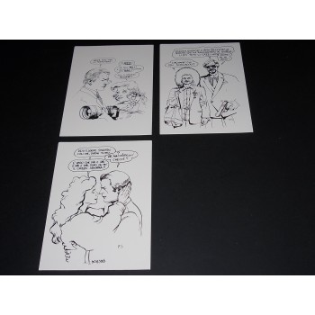 DONNE CON I PELI SUL PETTO portfolio Scozzari - Art Core 1996 - firmato n.15/200