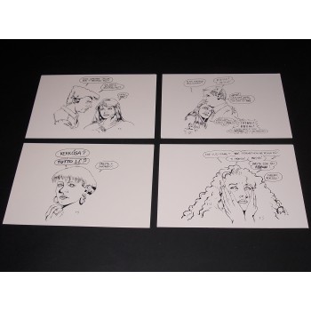 DONNE CON I PELI SUL PETTO portfolio Scozzari - Art Core 1996 - firmato n.15/200