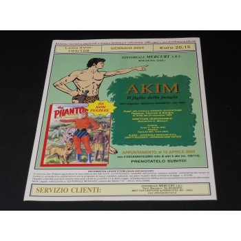 AKIM GIGANTE Lotto XVIII  Sequenza 103/108 (Ristampa anastatica - Mercury 2004 Tiratura 400 copie)
