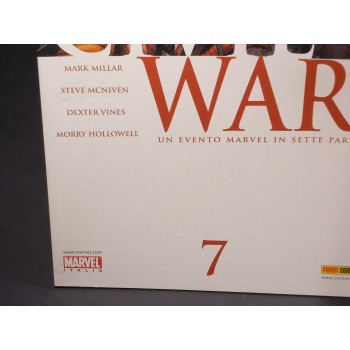 CIVIL WAR di Millar , McNiven , Vines e Hollowell Serie completa 1/7 – Panini 2007